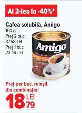 Carrefour Cafea solubilă Amigo Ofertă