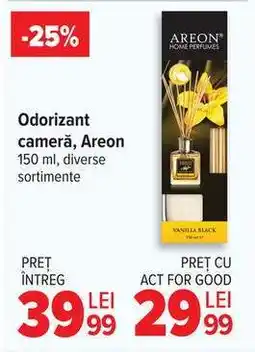 Carrefour Odorizant cameră, Areon Ofertă