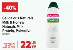 Carrefour Gel de duș Naturals Milk & Honey/Naturals Milk Protein, Palmolive Ofertă