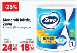 Carrefour Monorolă hârtie, Zewa Ofertă