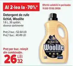 Carrefour Detergent de rufe lichid, Woolite Ofertă