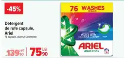 Carrefour Detergent de rufe capsule Ariel Ofertă