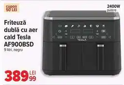 Carrefour Friteuză dublă cu aer cald Tesla AF900BSD Ofertă