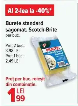Carrefour Burete standard sagomat, Scotch-Brite Ofertă