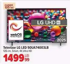 Carrefour Televizor LG LED 50UA74003LB Ofertă