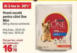 Carrefour Hrană uscată pentru câini One Mini Ofertă