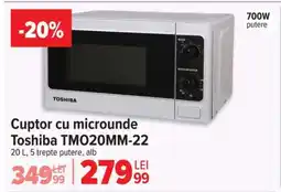 Carrefour Cuptor cu microunde Toshiba TMO20MM-22 Ofertă