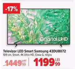 Carrefour Televizor LED Smart Samsung 43BU8072 Ofertă