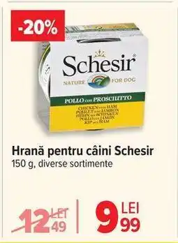 Carrefour Hrană pentru câini Schesir Ofertă