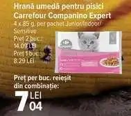 Carrefour Hrană umedă pentru pisici Carrefour Companino Expert Ofertă