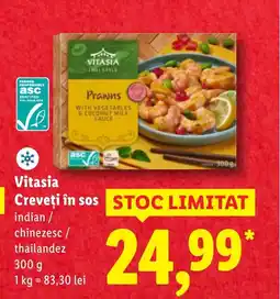 Lidl Vitasia Creveţi în sos Ofertă