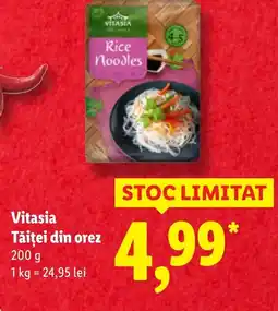 Lidl Vitasia Tăiţei din orez Ofertă