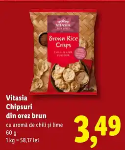 Lidl Vitasia Chipsuri din orez brun Ofertă