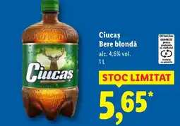 Lidl Ciucas Bere blondă Ofertă