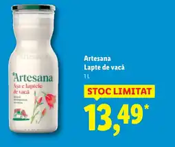 Lidl Artesana Lapte de vacǎ Ofertă
