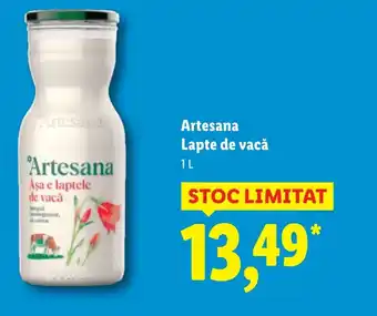 Lidl Artesana Lapte de vacǎ Ofertă