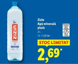 Lidl Zizin Apă minerală plată Ofertă