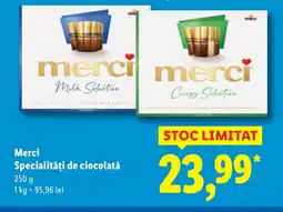 Lidl Merci Specialități de ciocolată Ofertă