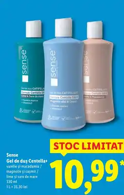 Lidl Sense Gel de duş Centella+ Ofertă