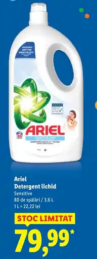 Lidl Ariel Detergent lichid Ofertă