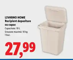 Lidl LIVARNO HOME Recipient depozitare сu сарас Ofertă