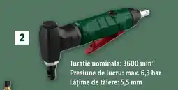 Lidl PARKSIDE Maşină pneumatică de tăiat tabla Ofertă