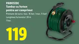 Lidl PARKSIDE Tambur cu furtun pentru aer comprimat Ofertă