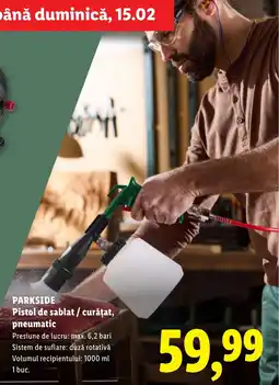 Lidl PARKSIDE Pistol de sablat / curățat, pneumatic Ofertă