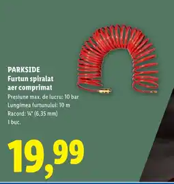 Lidl PARKSIDE Furtun spiralat aer comprimat Ofertă