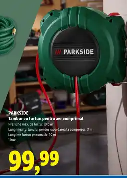 Lidl PARKSIDE Tambur cu furtun pentru aer comprimat Ofertă