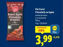 Lidl Fin Carré Ciocolată cu lapte Ofertă