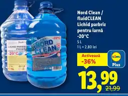 Lidl Nord Clean/ fluidClean Lichid parbriz pentru iarnă-20° C Ofertă
