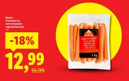 Lidl Baroni Crenvursti cu carne de pasăre separată mecanic Ofertă