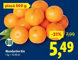 Lidl Mandarine bio Ofertă