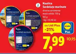 Lidl Nautica Sardeluţe marinate Ofertă