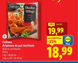 Lidl Culinea Aripioare de pui marinate Ofertă