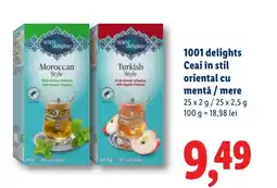Lidl 1001 delights Ceai în stil oriental cu mentǎ / mere Ofertă