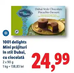 Lidl 1001 delights Mini prăjituri în stil Dubai, cu ciocolată Ofertă