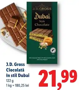 Lidl J.D. Gross Ciocolată în stil Dubai Ofertă