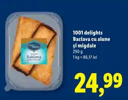 Lidl 1001 delights Baclava cu alune şi migdale Ofertă