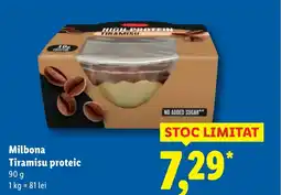 Lidl Milbona Tiramisu proteic Ofertă