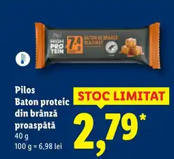 Lidl Pilos Baton proteic din brânză proaspătă Ofertă
