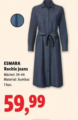 Lidl ESMARA Rochie jeans Ofertă