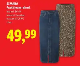Lidl ESMARA Fustǎ jeans, damă Ofertă