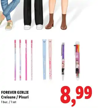 Lidl FOREVER GIRLIE Creioane/Pixuri Ofertă
