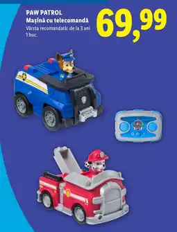Lidl PAW PATROL Maşină cu telecomandă Ofertă