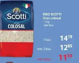 Selgros RISO SCOTTI Orez colosal Ofertă