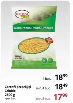 Selgros Cartofi preprăjiți Crinkle Ofertă