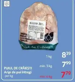 Selgros PUIUL DE CRĂIEŞTI Aripi de pui întregi Ofertă