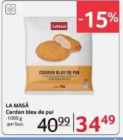 Selgros LA MASĂ Cordon bleu de pui Ofertă